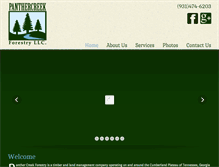 Tablet Screenshot of panthercreekforestry.com